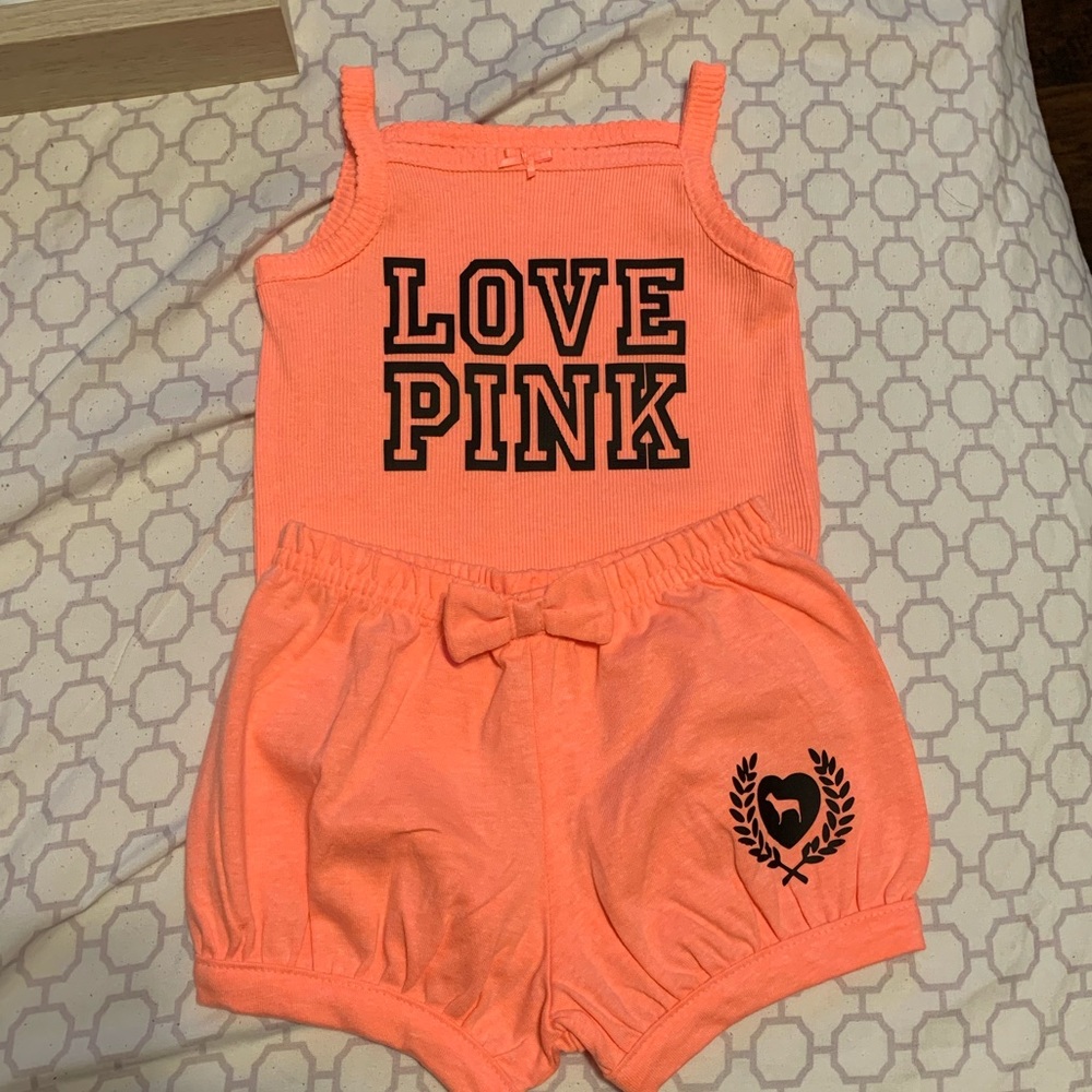 Custom made babygirl Pink Inspired outfit